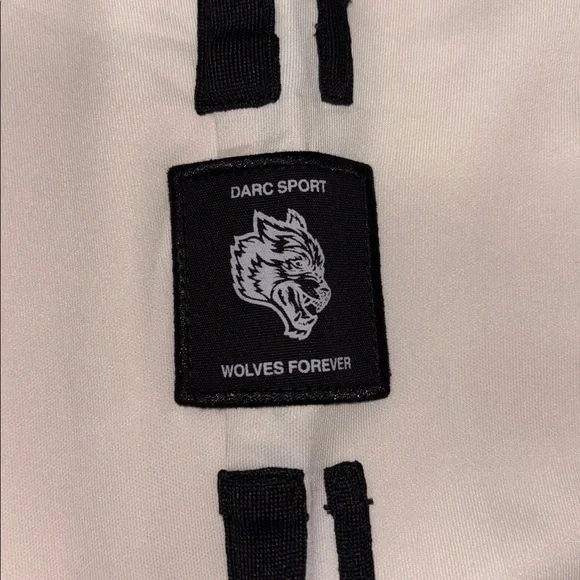 Darc Sport Cream/ Black Stripes Track Pants Size: Large - Picture 5 of 9